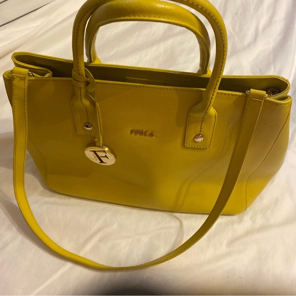 Pre-owned Mustard yellow handbag - Picture 4 of 7